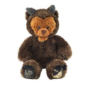 Build A Bear BAB Disneys Beauty and the Beast 19" Plush Brown Stuffed Animal Toy